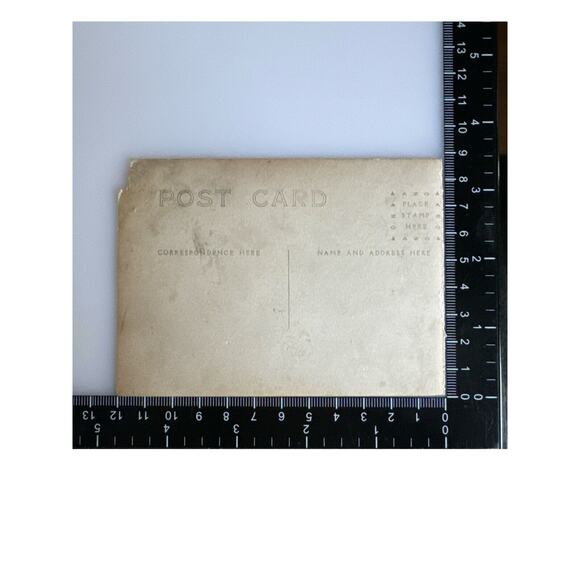 Antique RPPC Postcard Portraits Ephemera Three Young Girls Dressed Up Unposted - Picture 3 of 3